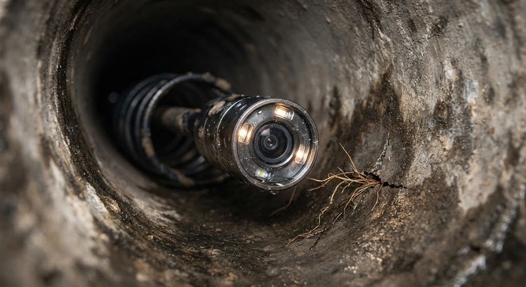 yard water line leak investigation in Voorhees front lawn